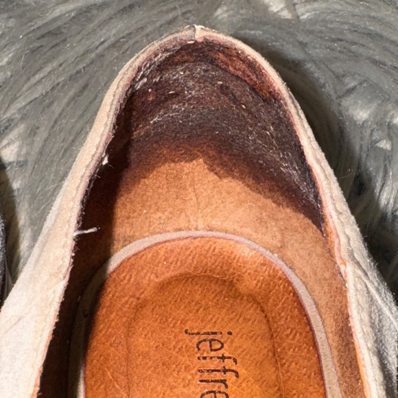 EUC Jeffrey Campbell Anthropologie Canela Woven Oxfords Tie Front Beige Size 9 - Picture 11 of 12